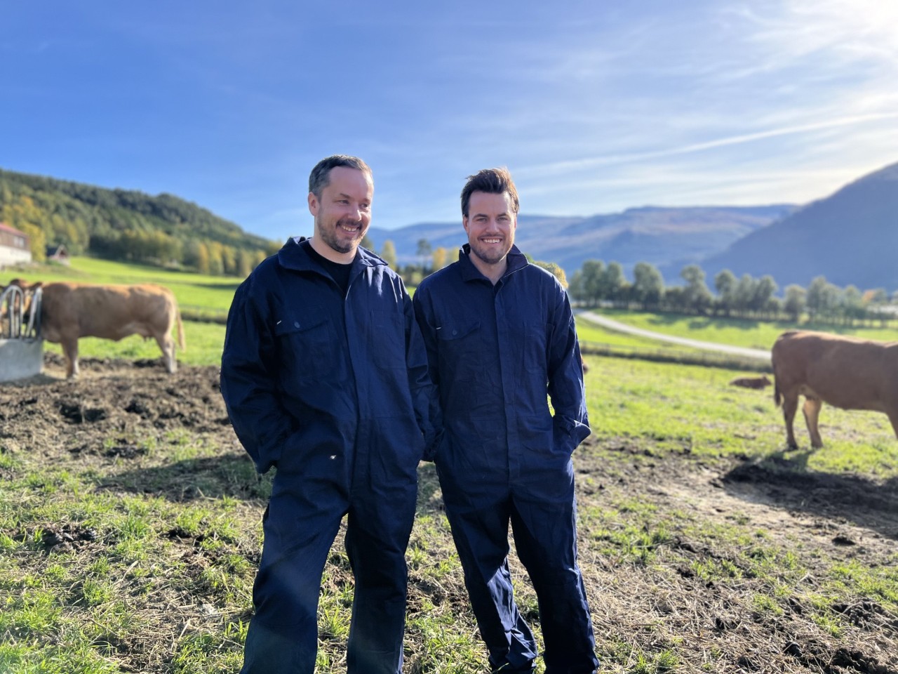 landbruk gård solceller gård bonde illustrasjon