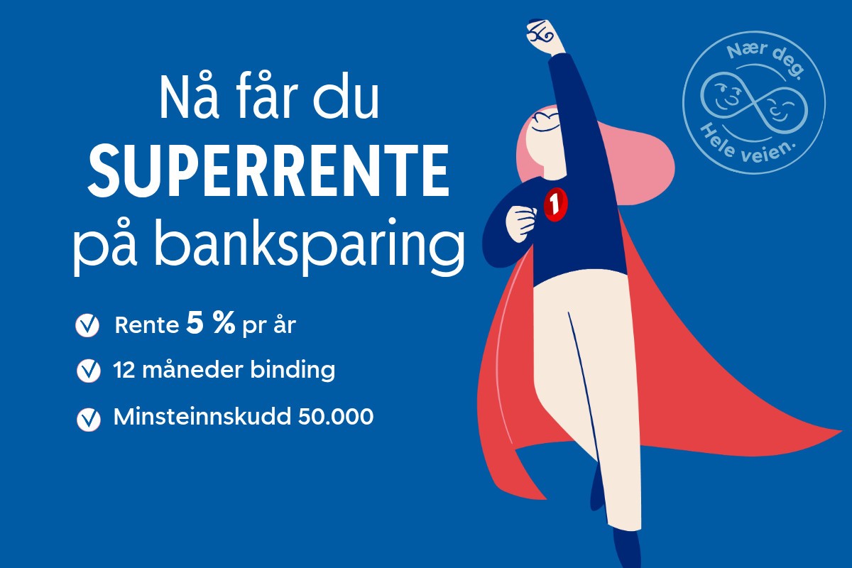 Fastrenteinnskudd - få bankens beste innskuddsrente ved å binde pengene og renta i en avtalt periode.