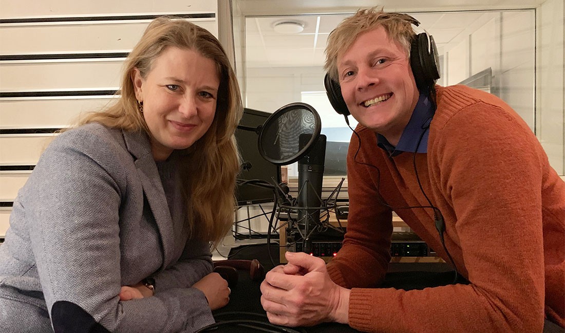 Karoline Bakka Hjertø, Bærekraft ansvarlig i SpareBank 1 Østlandet, deltar i Podcasten "Hva er Bærekraft?". 