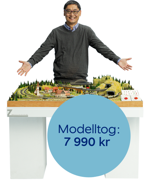 Bruke kundeutbytte på en modelltogbane? SpareBank 1 Østlandet