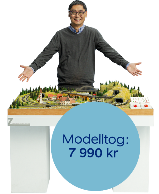 Bruke kundeutbytte på en modelltogbane? SpareBank 1 Østlandet
