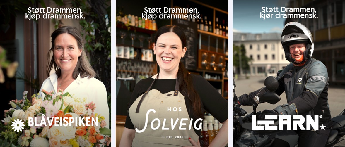 Hvem skal vi løfte frem neste gang? Støtt Drammen - kjøp drammensk.