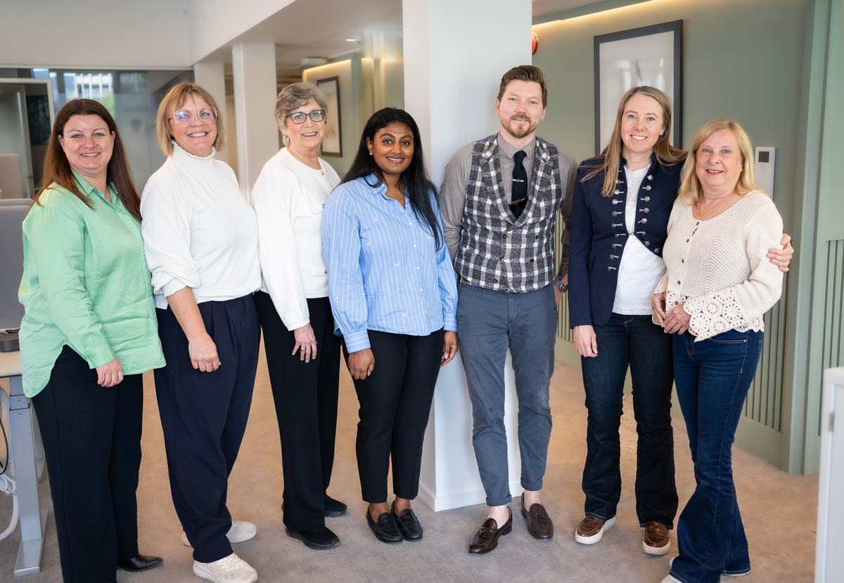 Gruppebilde av spesialiser på offentlig sektor i SpareBank 1 Østlandet 