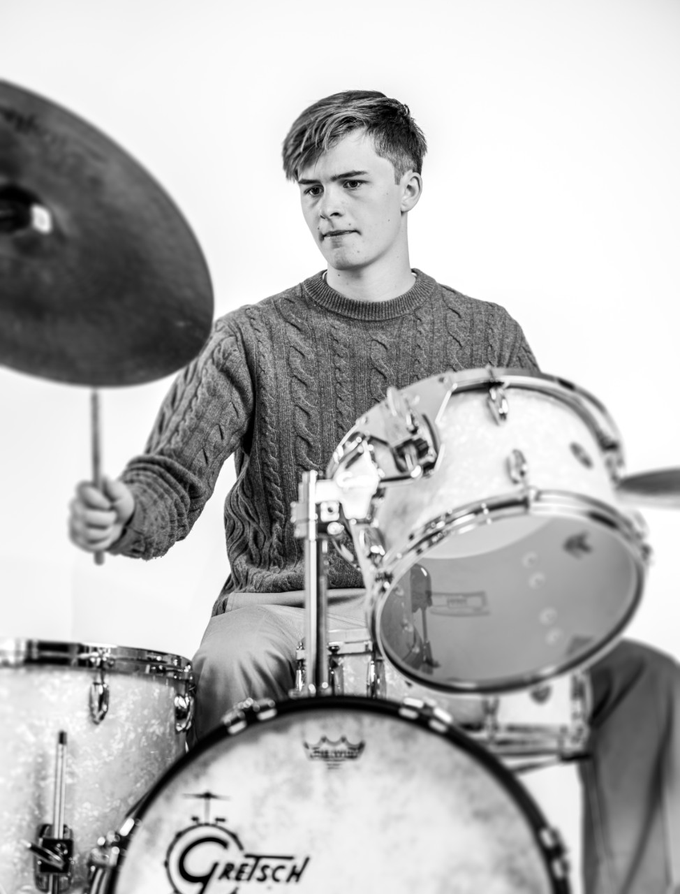 talentstipend motaker 2025 Jørgen spiller trommer