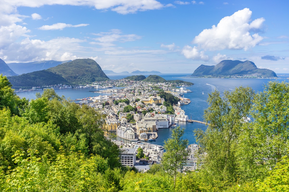 vårbilde fra ålesund