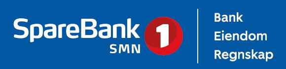 SMN logo Finanshuset, negativ med bakgrunn