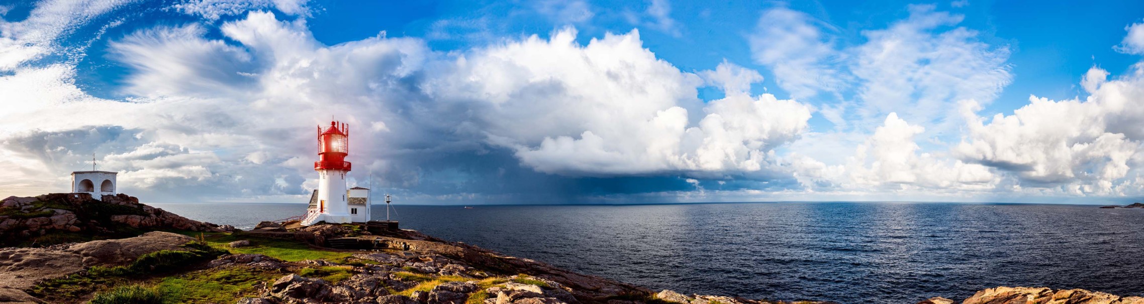 Lindesnes Fyr Lighthouse, Beautiful Nature Norway natural landscape