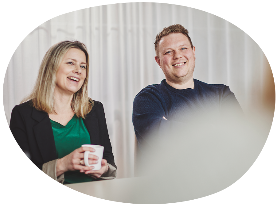 kvinnelig rådgiver på kontor. foto. 