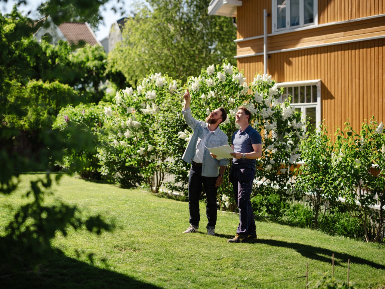 Vi pusser opp, diskusjon med fagmann i hagen