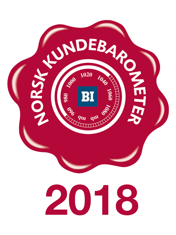 norsk kundebarometer bransje-vinner skadeforsikring logo