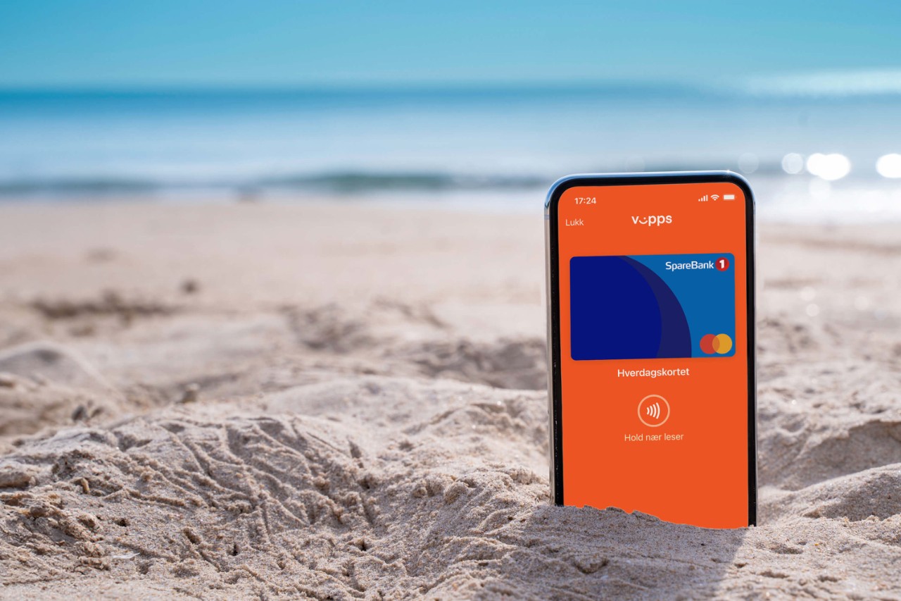Tæpp med Vipps med SpareBank 1 Mastercard på ferien